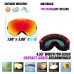 USHAKE Ski Goggles, Snowmobile Snowboard Skate Snow Skiing Goggles with 100% UV400 Protection Interchangeable Mirrored Lens Anti Fog Anti Scratch for Adults or Youth