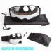 USHAKE Ski Goggles Mirrored Lens Anti Fog Anti Scratch for Adults or Youth 3100 Series
