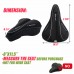 Bike Gel Seat Cushion Cover, USHAKE Bicycle Saddle Seat Cover for Mountain Bike Stationary Exercise Bike, Outdoor or Indoor Cycling