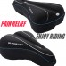 Bike Gel Seat Cushion Cover, USHAKE Bicycle Saddle Seat Cover for Mountain Bike Stationary Exercise Bike, Outdoor or Indoor Cycling