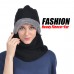 USHAKE Balaclava Fleece Hood for Men or Women (Black/Grey/Red colors)