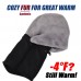 USHAKE Balaclava Fleece Hood for Men or Women (Black/Grey/Red colors)