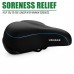 Wide Bike Saddle Seat, USHAKE Bike Seat Cushion, Most Comfort Foam Padded Breathable Big Bicycle Saddles for Men or Women