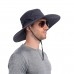 Super Wide Brim Fishing Hat Bucket Hat, Safari Hat UPF 50+ Sun Protection Hat Boonie Hat Cap for Men or Women Outdoor Fishing Hunting Gardening Hiking Camping Farming 