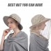 USHAKE Mosquito Head Net Hat