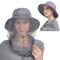 USHAKE Mosquito Head Net Hat