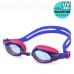 USHAKE Kid Swim Goggles, UShake Anti-fog Lens Soft Silicone Frame Child Swimming Goggles for Kids and Early Teens with 3 Nose Pieces (purple&pink 2 pack)