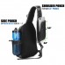 USHAKE Chest Sling Bag Shoulder Backpacks Bags Light-Weighted Crossbody Backpack for Men or Women to Travel Hiking Daypack